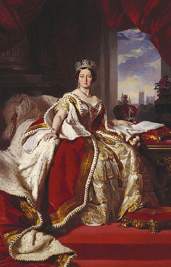 Franz Xaver Winterhalter Queen Victoria Sweden oil painting art